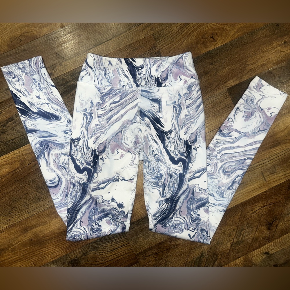 Marble colored leggings